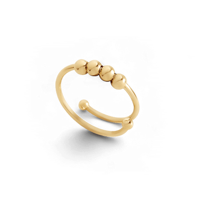 Adjustable Beaded Fidget Ring