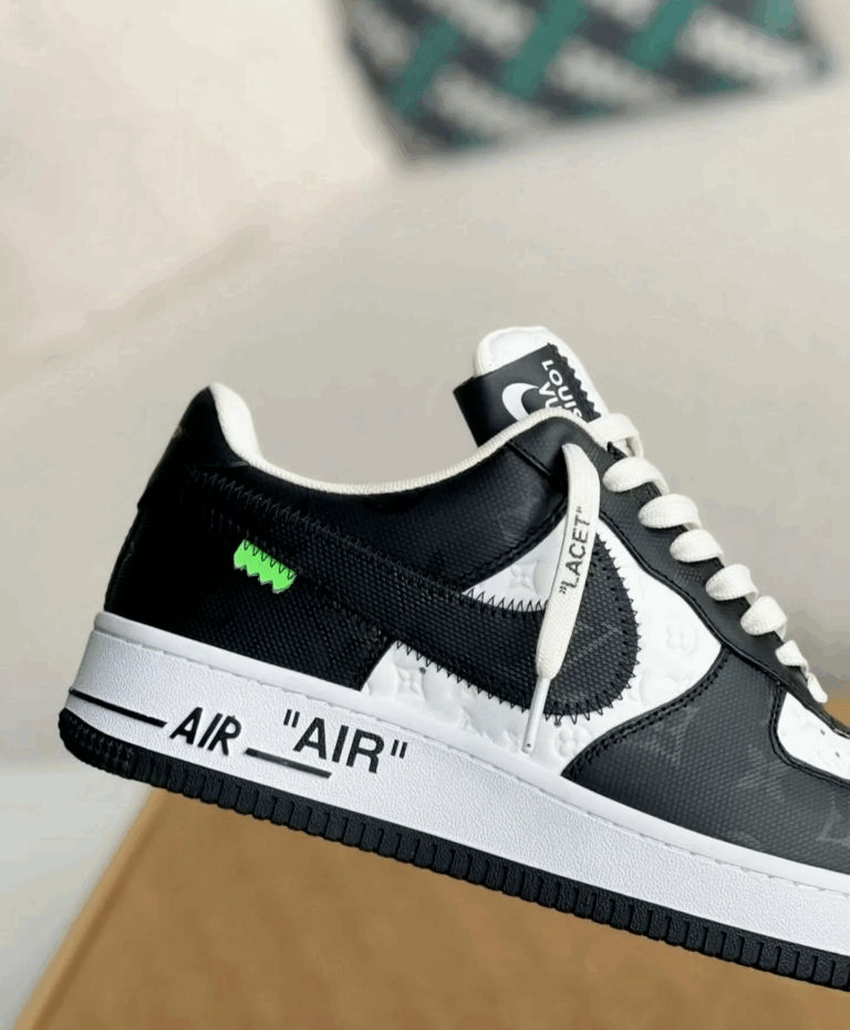 Louis Vuitton x Nike Air Force 1 Low â€˜Virgil Abloh â€“ Black/Whiteâ€™