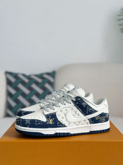 Louis Vuitton x Nike Air Jordan 1 Low â€œMonogram Denimâ€ (Custom)