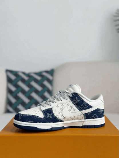 Louis Vuitton x Nike Air Jordan 1 Low â€œMonogram Denimâ€ (Custom)