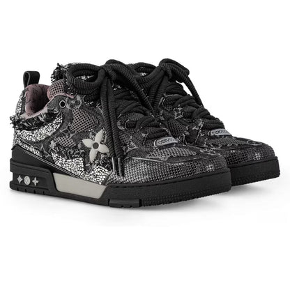 LV Skate Sneaker Black Swarovskiâ„¢ Crystals