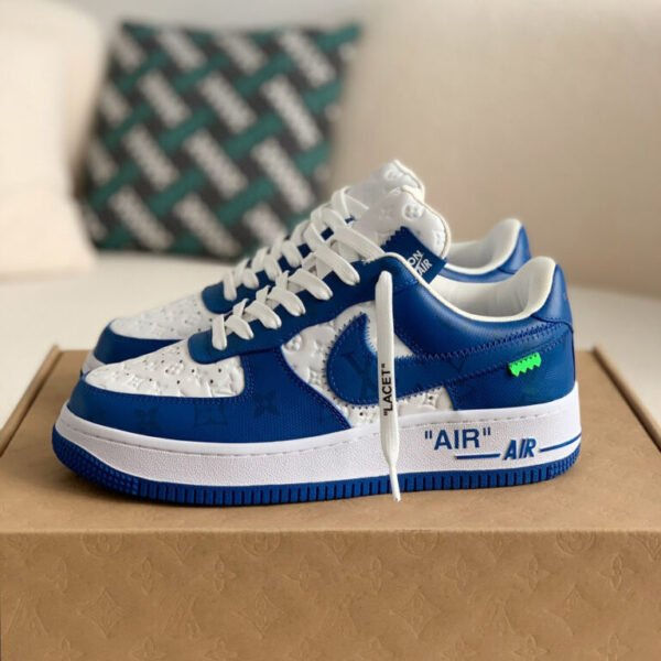 Louis Vuitton x Nike Air Force 1 Low â€˜By Virgil Abloh White/Blueâ€™