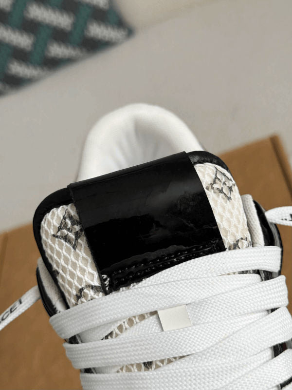 LV x Nike Air Force 1 Black White Monogram Sneaker