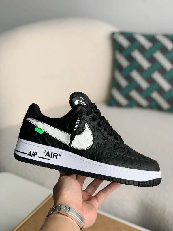 Air Force 1 x Louis Vuitton 07 Low â€˜By Virgil Abloh Black/Whiteâ€™ Best Quality