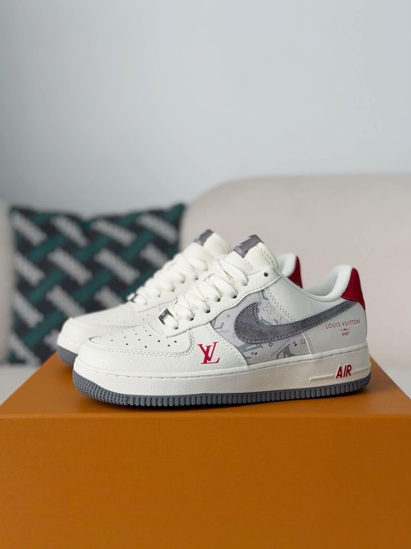 LV x Nike Air Force 1 Low â€œWhite Monogramâ€