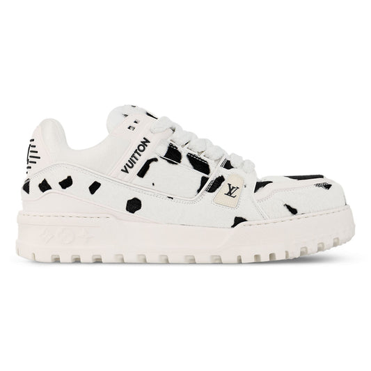 LV Trainer Maxi White Black Animal Print