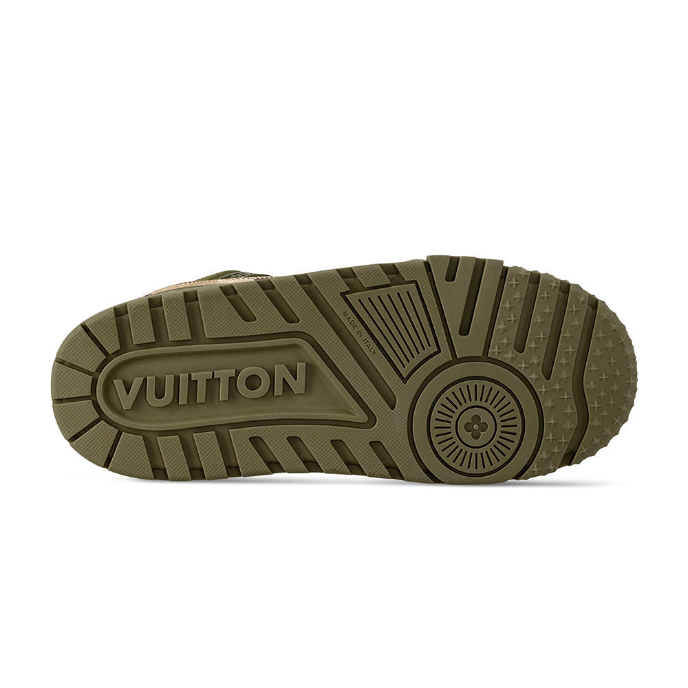 Louis Vuitton - LV Trainer Maxi Leather with Damoflage Khaki Green