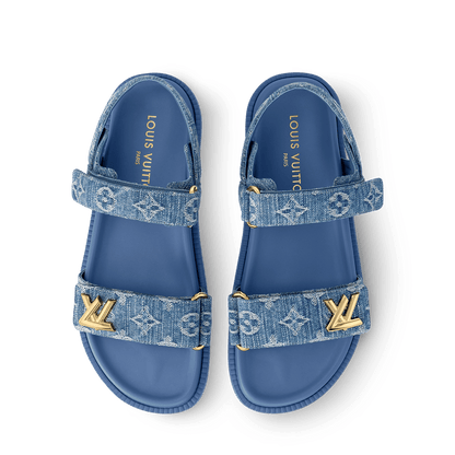 LV Sunset Sandals â€˜Blue Denim'