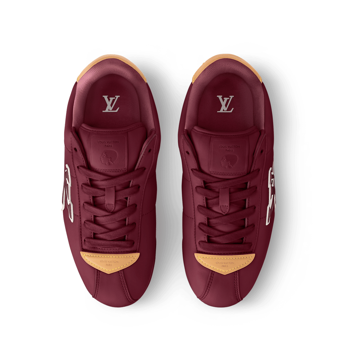 LV Buttersoft Sneaker Bordeaux Red