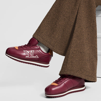 LV Buttersoft Sneaker Bordeaux Red