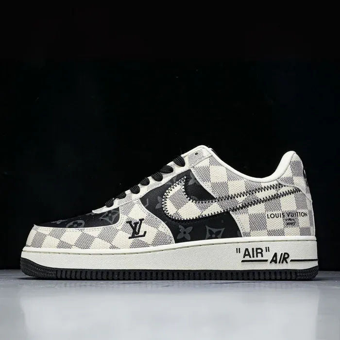 Louis Vuitton x Nike Air Force 1 â€˜Royal Blackâ€™