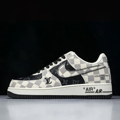 Louis Vuitton x Nike Air Force 1 â€˜Royal Blackâ€™