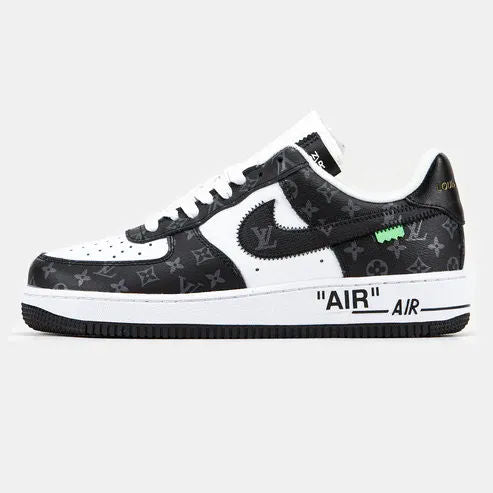 Louis Vuitton x Nike Air Force 1 Low â€˜Virgil Abloh â€“ Black White Monogramâ€™