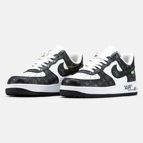 Louis Vuitton x Nike Air Force 1 Low â€˜Virgil Abloh â€“ Black White Monogramâ€™