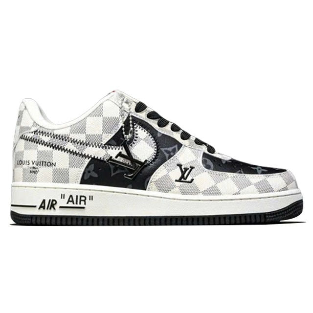 Louis Vuitton x Nike Air Force 1 â€˜Royal Blackâ€™
