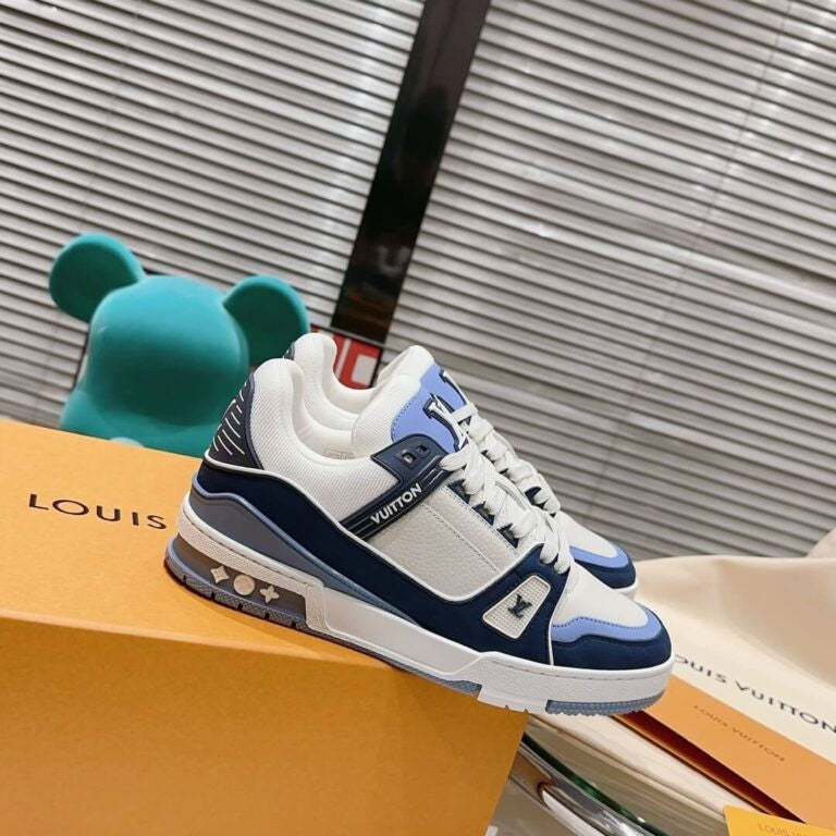 Louis Vuitton LV Trainer â€œBlue Beigeâ€