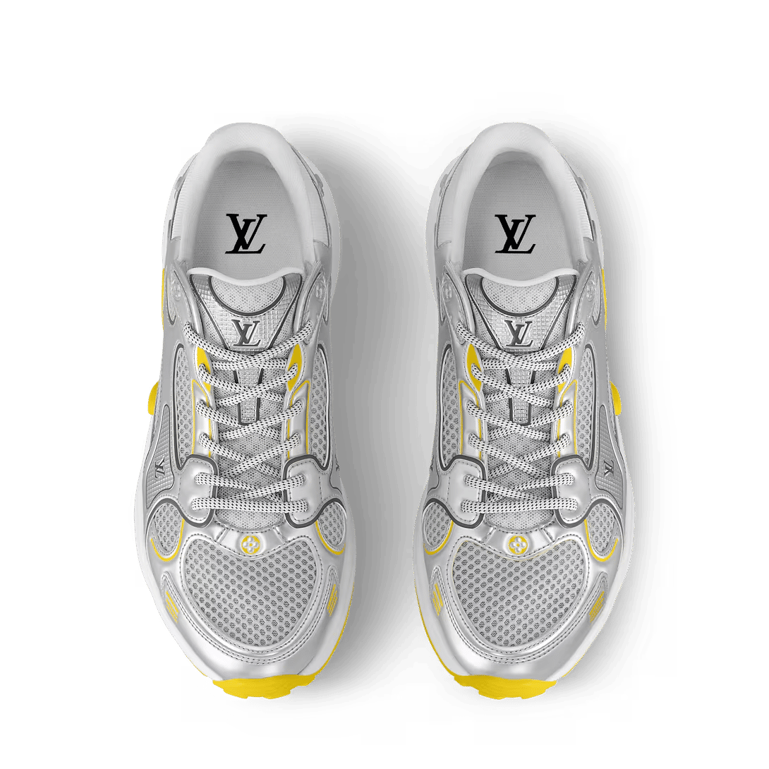 LV Olympia Sneaker Silver/Yellow