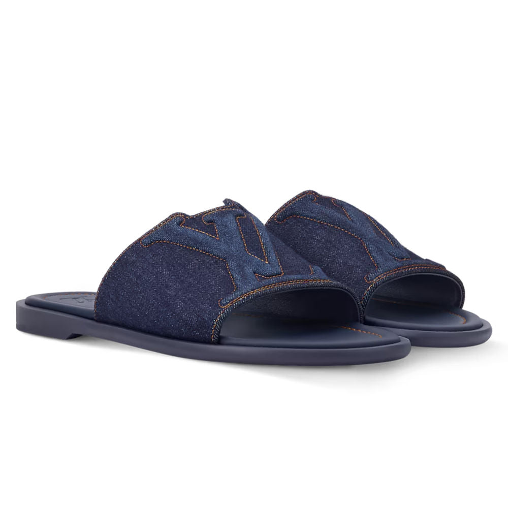 LV Portofino Mule Navy Blue