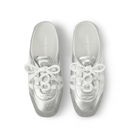 LV Sneakerina Open Back Silver