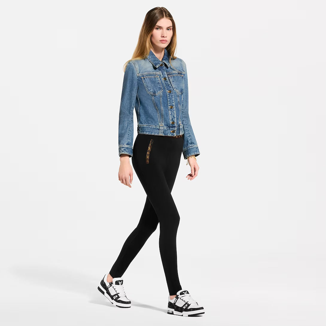 Louis Vuitton LV Trainer Sneaker â€˜Monogram Black Denimâ€™