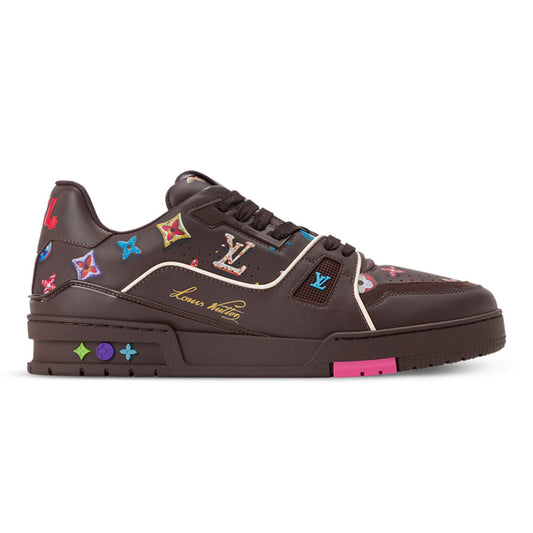 LV Trainer Sneaker Coordinates With The Seasonâ€™s Monogram Donuts