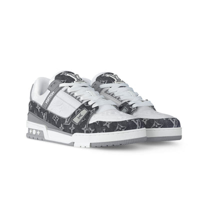 Louis Vuitton LV Trainer Sneaker â€˜Denim Monogram Greyâ€™
