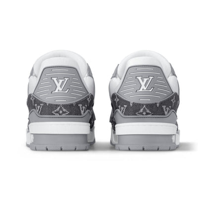 Louis Vuitton LV Trainer Sneaker â€˜Denim Monogram Greyâ€™