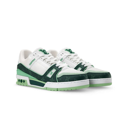 Louis Vuitton LV Trainer Sneaker â€˜Denim Monogram greenâ€™