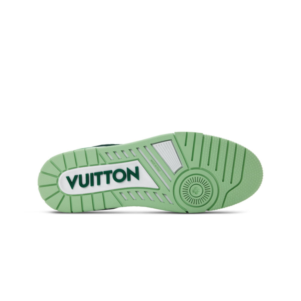Louis Vuitton LV Trainer Sneaker â€˜Denim Monogram greenâ€™