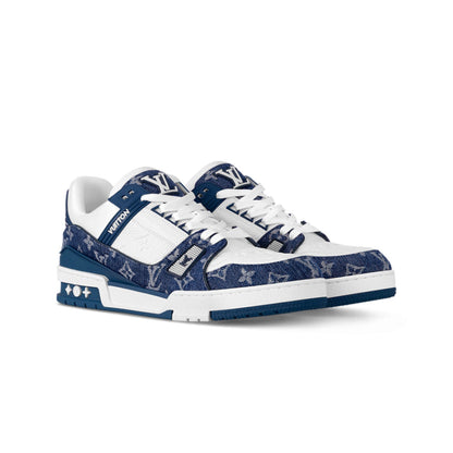 Louis Vuitton LV Trainer Sneaker â€˜Denim Monogram Blueâ€™