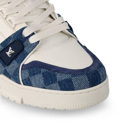 Louis Vuitton LV Trainer Sneaker â€˜Damier Denim Blueâ€™