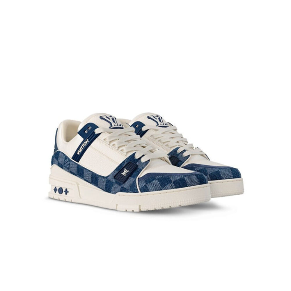 Louis Vuitton LV Trainer Sneaker â€˜Damier Denim Blueâ€™