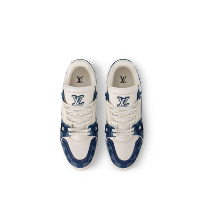 Louis Vuitton LV Trainer Sneaker â€˜Damier Denim Blueâ€™