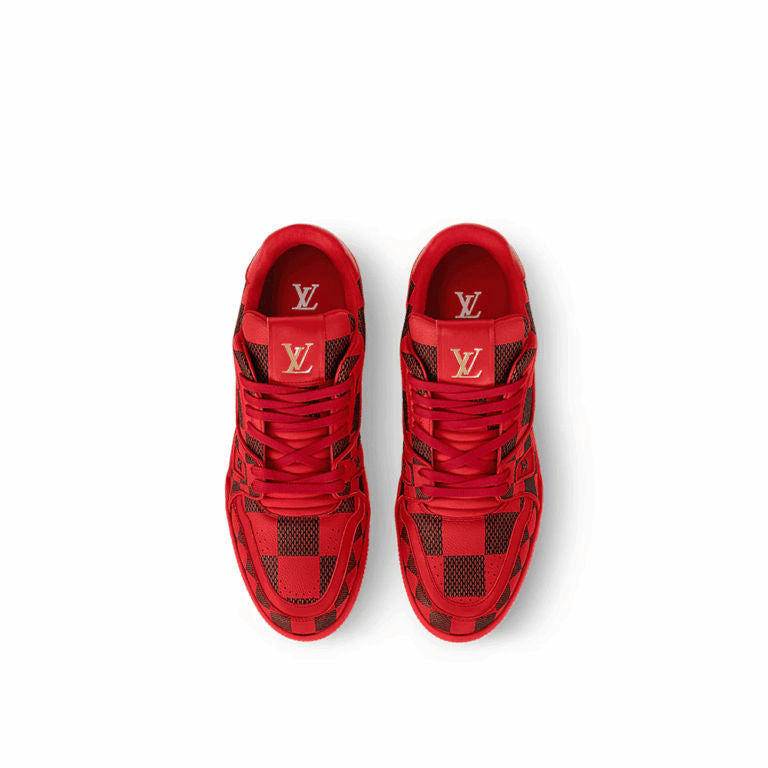Louis Vuitton LV Trainer Sneaker â€˜DarkRedâ€™