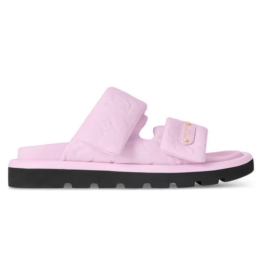LV Pool Pillow Flat Comfort Mule Pink