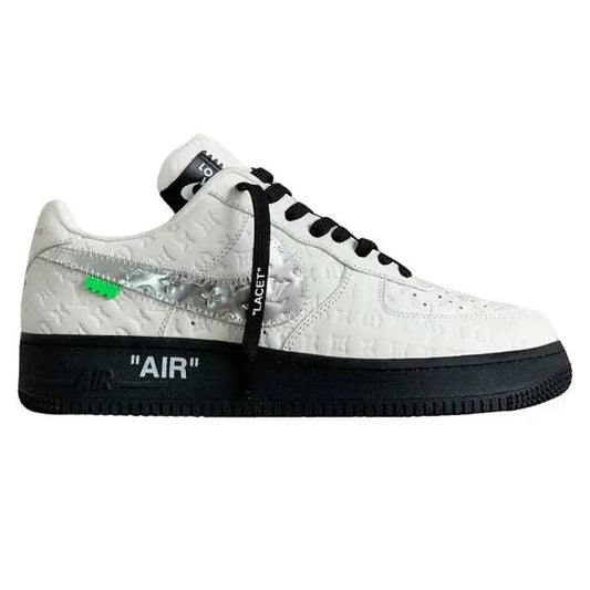 Louis Vuitton x Nike Air Force 1 Low â€˜White Black Silverâ€™