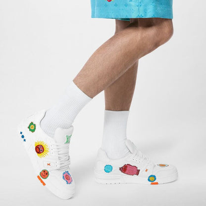 Louis Vuitton x Yayoi Kusama Trainer â€œWhite Printâ€