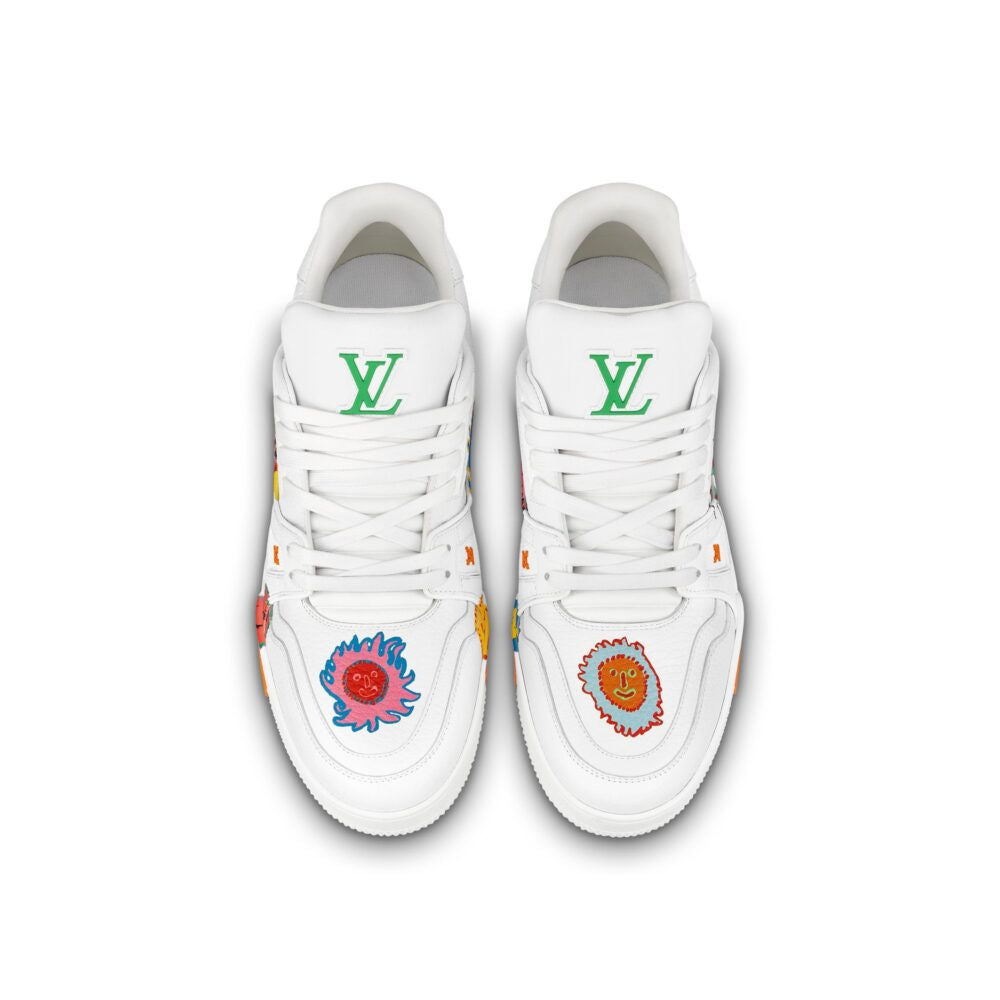 Louis Vuitton x Yayoi Kusama Trainer â€œWhite Printâ€