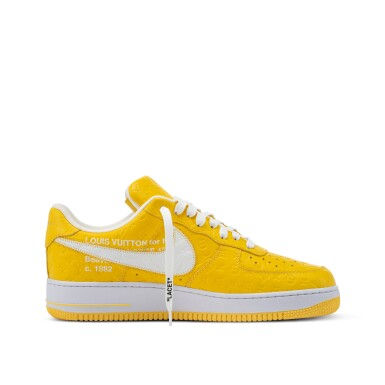 Louis Vuitton x Nike Air Force 1 Low â€˜By Virgil Abloh Yellowâ€™