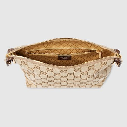 Men's Small Brera Crossbody Bag With Canvas And Detachable Strap