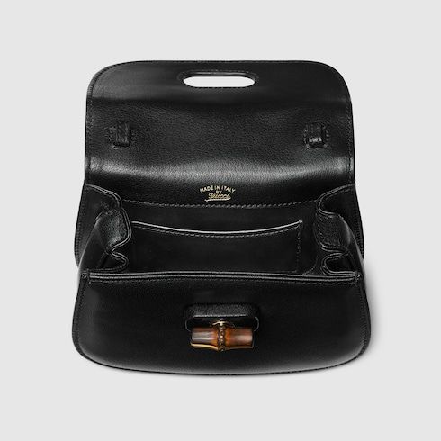 Women's Mini Bamboo 1947 Bag With Soft Grainy Leather And Click Closure