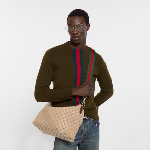 Men's Brera Medium Crossbody Bag With Canvas