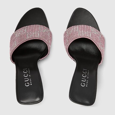 Women's Crystal Bombshell Slide Sandal