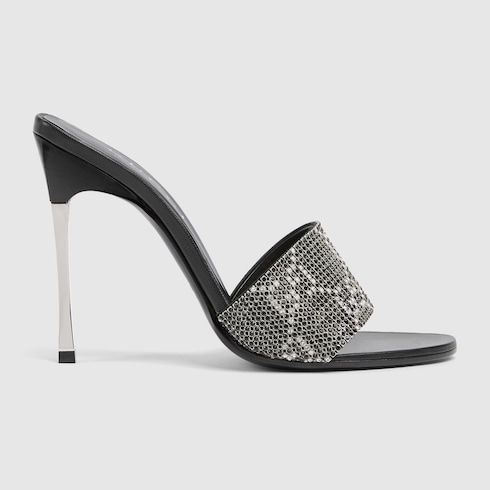 Women's Crystal Bombshell Slide Sandal