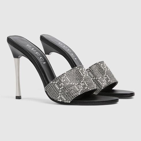 Women's Crystal Bombshell Slide Sandal