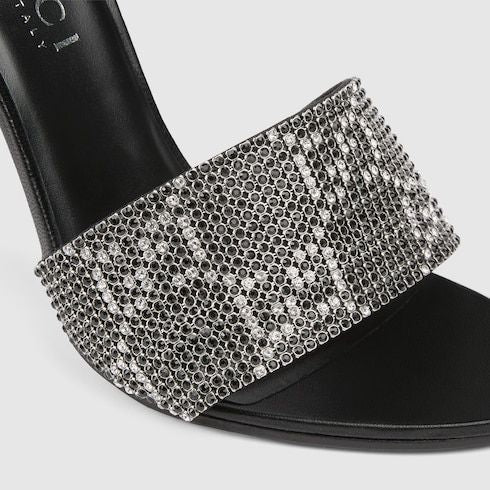 Women's Crystal Bombshell Slide Sandal
