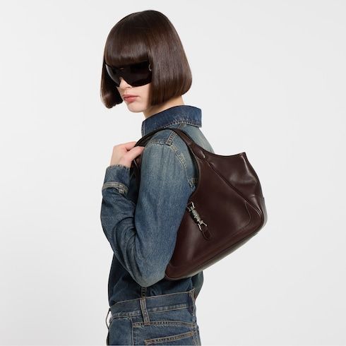Women's Small Mercato Tote Bag With Soft Leather And Piston Closure