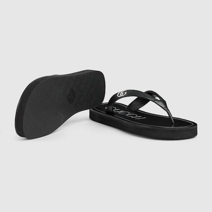 Women's Thong Sandal with Double G