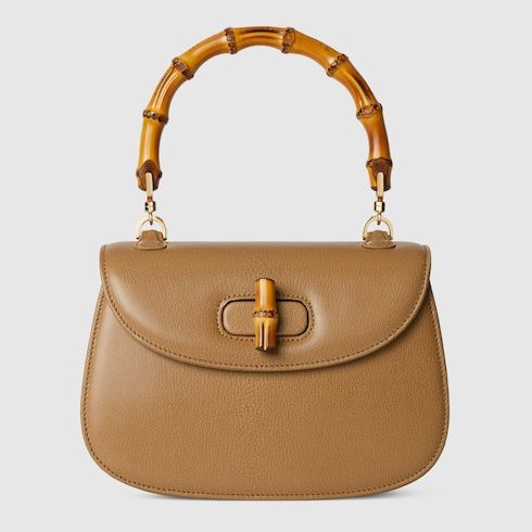 Women's Small Bamboo 1947 Bag With Soft Grainy Leather And Click Closure