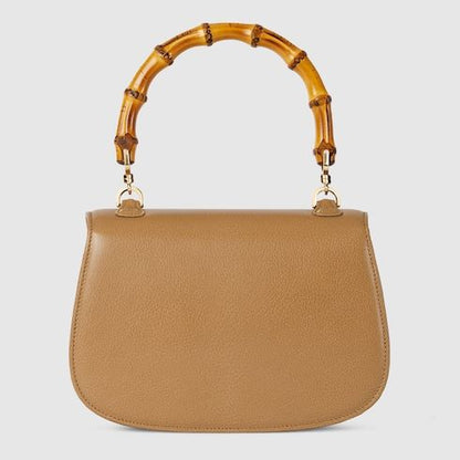 Women's Small Bamboo 1947 Bag With Soft Grainy Leather And Click Closure